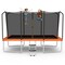 8 x 14 Feet Rectangular Recreational Trampoline with Safety Enclosure Net and Ladder